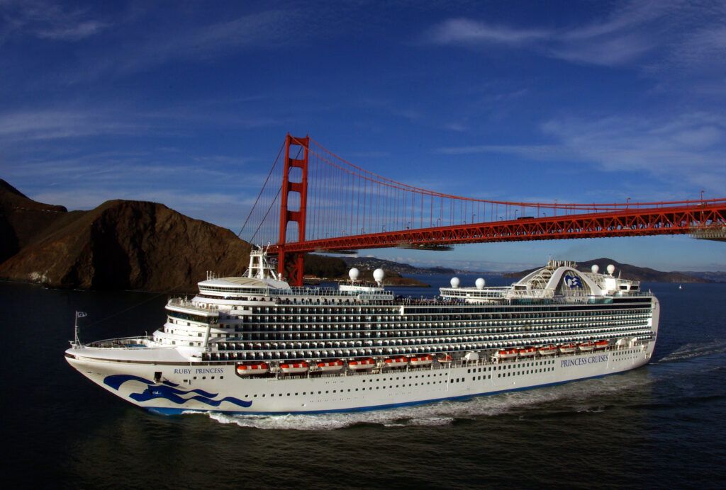 Ruby Princess Debuts at Port of San Francisco