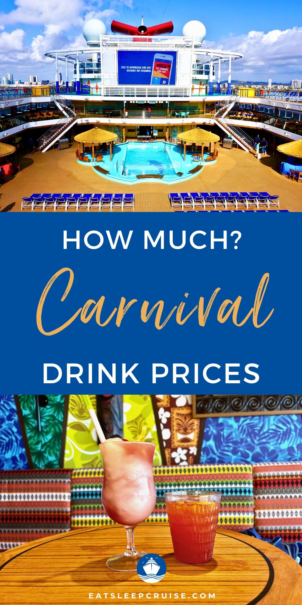 Carnival cruise drink prices